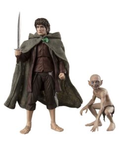 Il Signore Degli Anelli S.h. Figuarts Action Figures Frodo Baggins & Gollum Bandai Tamashii Nations