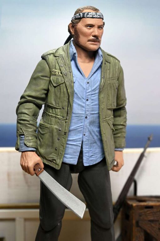 Jaws 50th Annivers Sam Quint Ultimate Af Action Figura Neca