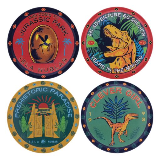 Jurassic Park Sottobicchiere 4-pack Fanattik