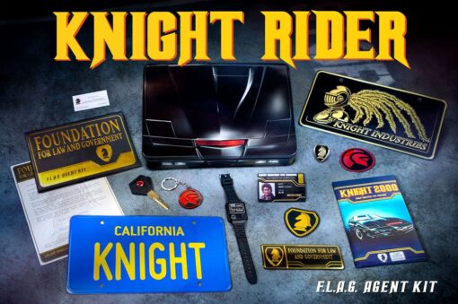 Knight Rider Box Regalo F.l.a.g Agent Kit Doctor Collector
