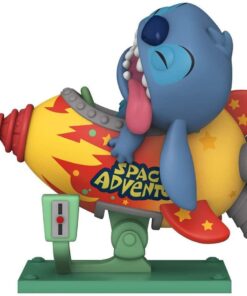 Lilo e Stitch Disney Pop Animazione Stitch con Razzo 9 cm Funko Scatola Rovinata
