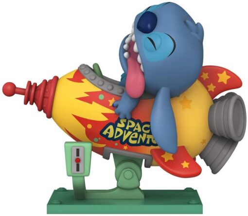 Lilo e Stitch Disney Pop Animazione Stitch con Razzo 9 cm Funko Scatola Rovinata