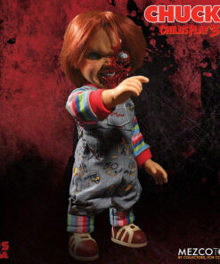 Mezco Toys Bambino Play 3 Pizza Face Chucky Talking Action Figure
