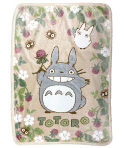 My Neighbor Totoro Fluffy Blanket Totoro Rapsberry 100 X 140 Cm Marushin