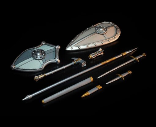 Mythic Legions: Necronominus Action Figura Accessory Knights Of Earthyron Weapons Pack Four Horsemen Toy Design