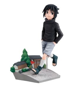Naruto Shippuden G.e.m. Series Pvc Statua Sasuke Uchiha Go! 14 Cm (with Regalo) Megahouse