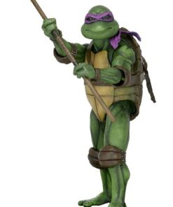 Neca Tartarughe Ninja 1990 Movie Donatello 1/4 Af Action Figura Scatola Rovinata