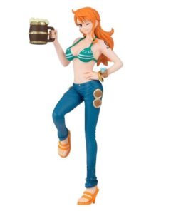 One Piece It's a Banquet Statua Nami 16 Cm Banpresto Scatola Rovinata