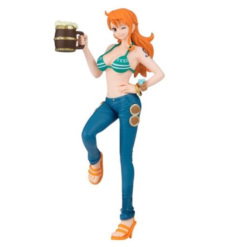One Piece It's a Banquet Statua Nami 16 Cm Banpresto Scatola Rovinata