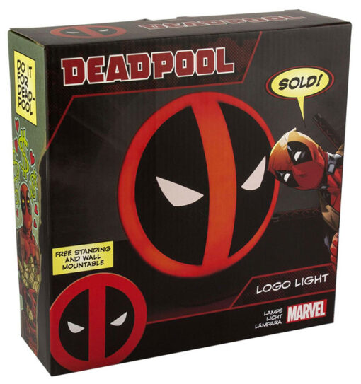 PALADONE LAMPADA MARVEL DEADPOOL LOGO MARVEL - LAMPADE