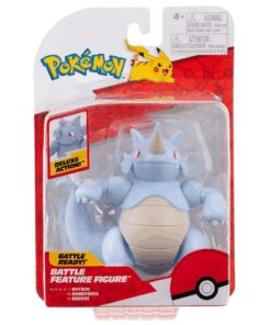 Pokémon Battle Feature Figure Pvc Rhydon 20 Cm Jazwares