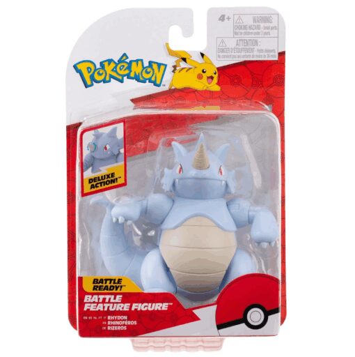 Pokémon Battle Feature Figure Pvc Rhydon 20 Cm Jazwares