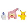 Pokémon Battle Figura Set 3-pack Pikachu (female)