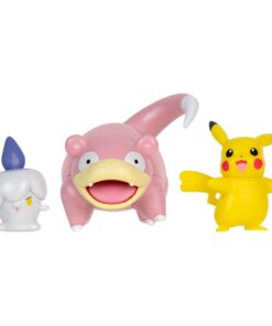 Pokémon Battle Figura Set 3-pack Pikachu (female)