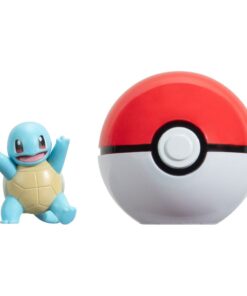 Pokémon Clip'n'Go Poké Balls Squirtle -3 & Poké Ball Jazwares