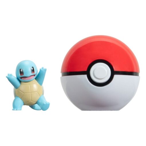 Pokémon Clip'n'Go Poké Balls Squirtle -3 & Poké Ball Jazwares