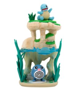 Pokémon Environment Set Shoreside Lake & Poliwag & Squirtle 5 Cm Jazwares