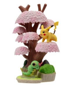 Pokémon Environment Set Spring Forest & Caterpie & Pikachu 5 Cm Jazwares