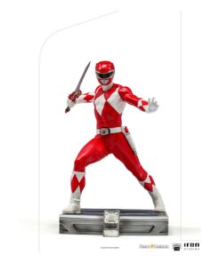 Power Rangers Bds Art Scale Statua 1/10 Red Ranger 17 Cm Iron Studios