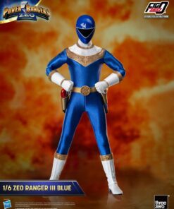 Power Rangers Zeo Figzero Action Figura 1/6 Ranger Iii Blue 30 Cm Threezero