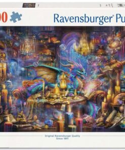 Ravensburger Jigsaw Puzzle Dragon's Library (3000 Pezzi) Ravensburger