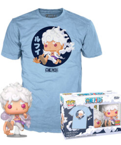 Set Figura Pop & Tee One Piece Luffy Fifth Gear Funko Taglia M