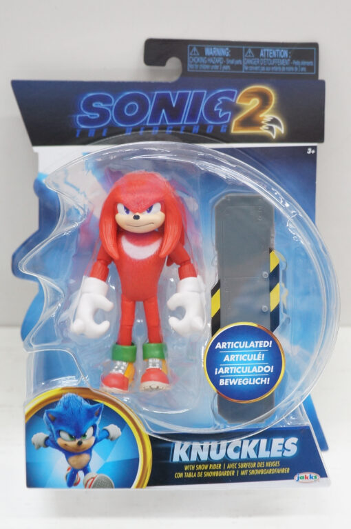Sonic The Hedgehog 2 - Knuckles with Snow Rider Action Figure 10 cm (Spedito in 24 ore)