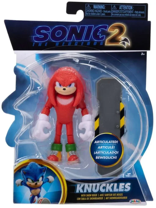 Sonic The Hedgehog 2 - Knuckles with Snow Rider Action Figure 10 cm (Spedito in 24 ore) - immagine 2