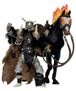 Spawn Action Figura Bloodaxe Con Horse (spawn: The Dark Ages) (mcfarlane Toys 30th Anniversary) (gold Label) 18 Cm Mcfarlane