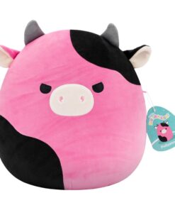 Squishmallows Peluche Figura Pollyanna The Black E Pink Cow 30 Cm Jazwares