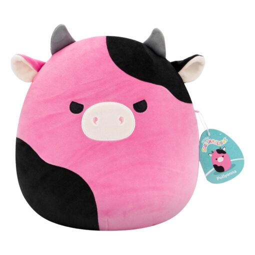 Squishmallows Peluche Figura Pollyanna The Black E Pink Cow 30 Cm Jazwares
