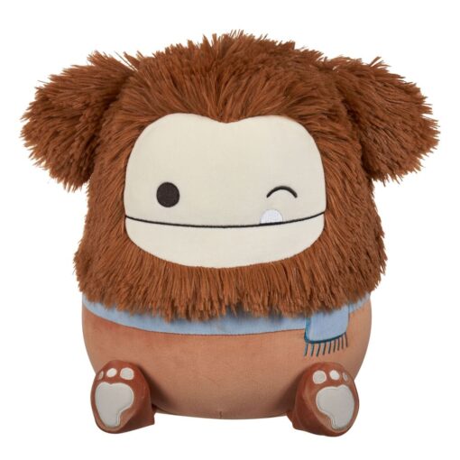 Squishmallows Peluche Figura Winking Brown Bigfoot Con Sciarpa Benny 30 Cm Jazwares