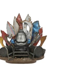 Tartarughe Ninja 2: Secret Of The Ooze Diorama Shredder's Throne 27 Cm Neca