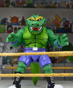 Tartarughe Ninja (archie Comics) Action Figura Stump Wrestling Leatherhead 18 Cm Neca