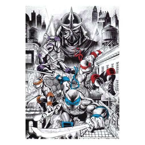 Tartarughe Ninja Art Print 40th Anniversary Edizione Limitata 42 X 30 Cm Fanattik