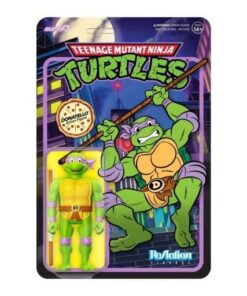 Tartarughe Ninja Reaction Action Figure Pvc Donatello 10 Cm Super7