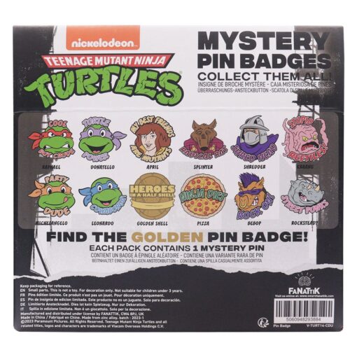 Tartarughe Ninja World Spilla Badge Display (12) Fanattik