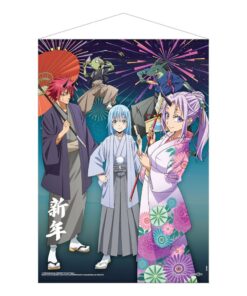 That Time I Got Reincarnated As A Slime Wallscroll New Year's Celebrations 50 X 70 Cm POPbuddies