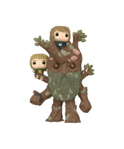 The Il Signore Degli Anelli Super Sized Pop! Animation Vinile Figura Treebeard W/mary & Pip 15 Cm Funko