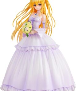 To Love-ru Darkness Pvc Statua 1/7 Golden Darkness Wedding Dress Ver. 23 Cm Kadokawa
