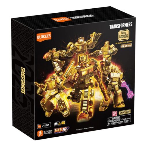 Transformers X Blokees Plastica Model Kit Yearly Version 02 The Golden Lagoon Defence  Blokees