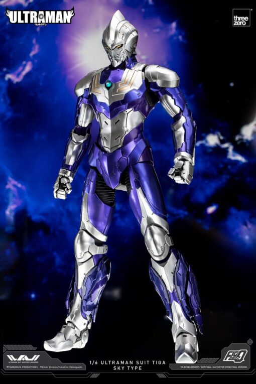 Ultraman Figzero Action Figura 1/6 Ultraman Suit Tiga Sky Type 31 Cm Threezero