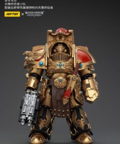 Warhammer The Horus Heresy Action Figura 1/18 Legio Custodes Aquilon Terminator Squad Aquilon Con Lastrum Storm Bolter 14 Cm