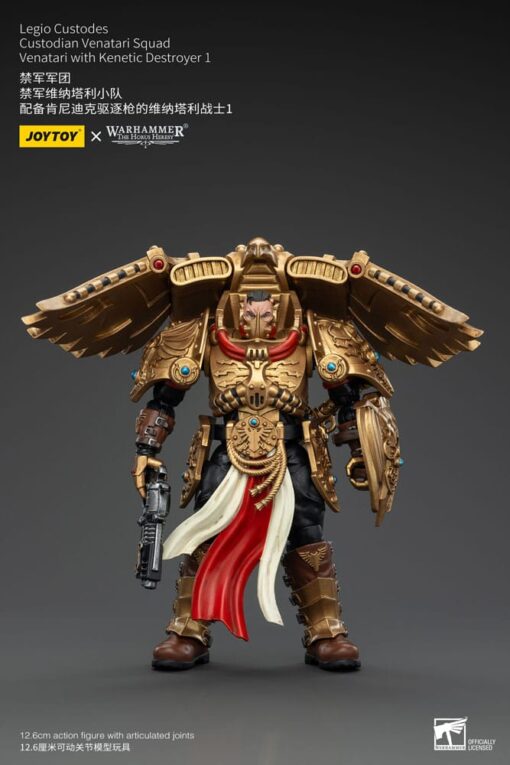 Warhammer The Horus Heresy Action Figura 1/18 Legio Custodes Custodian Venatari Squad Venatari Con Kenetic Destroyer 1 13 Cm