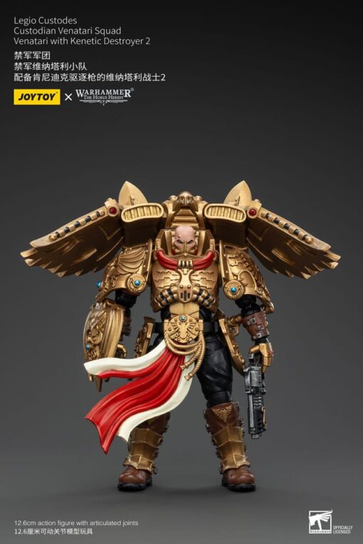 Warhammer The Horus Heresy Action Figura 1/18 Legio Custodes Custodian Venatari Squad Venatari Con Kenetic Destroyer 2 13 Cm