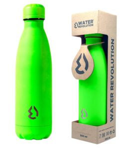 Water Revolution Fluor Green Bottiglia D'acqua 500ml Water Revolution