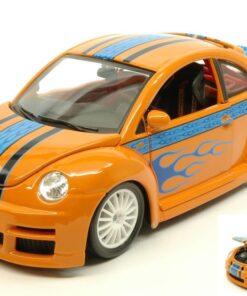 Bburago BU12058OR VW NEW BEETLE CUP ARANCIONE 1:18 Modellino