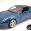 BBURAGO BU16003BL FERRARI CALIFORNIA T (CLOSED TOP) 2014 BLUE 1:18 Modellino