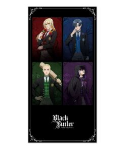 Black Butler: Public School Arc Asciugamano The Prefect Four / P4 150 X 75 Cm Sakami Merchandise