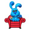 Blues Clues Pop! Premium Vinile Figura Blue W/couch 9 Cm Funko